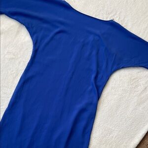 Diane Von Furstenberg Maja 2 Royal Blue Dress